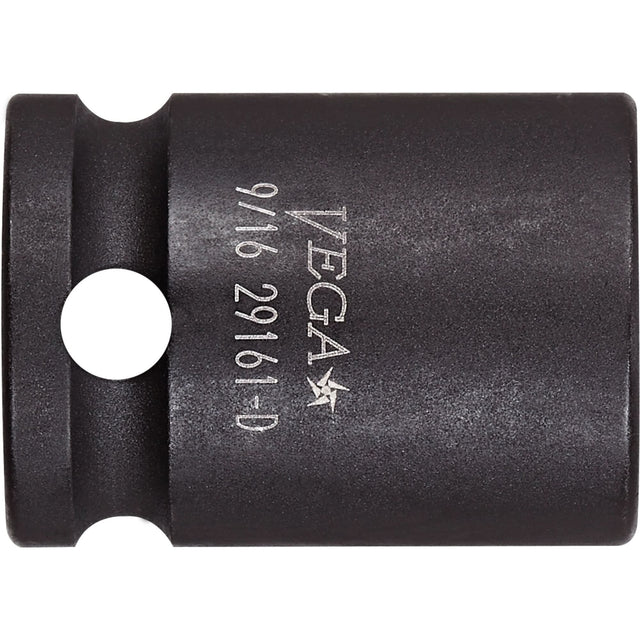 Socket, Impact, 7/16", 3/8" Drive, 12 Points