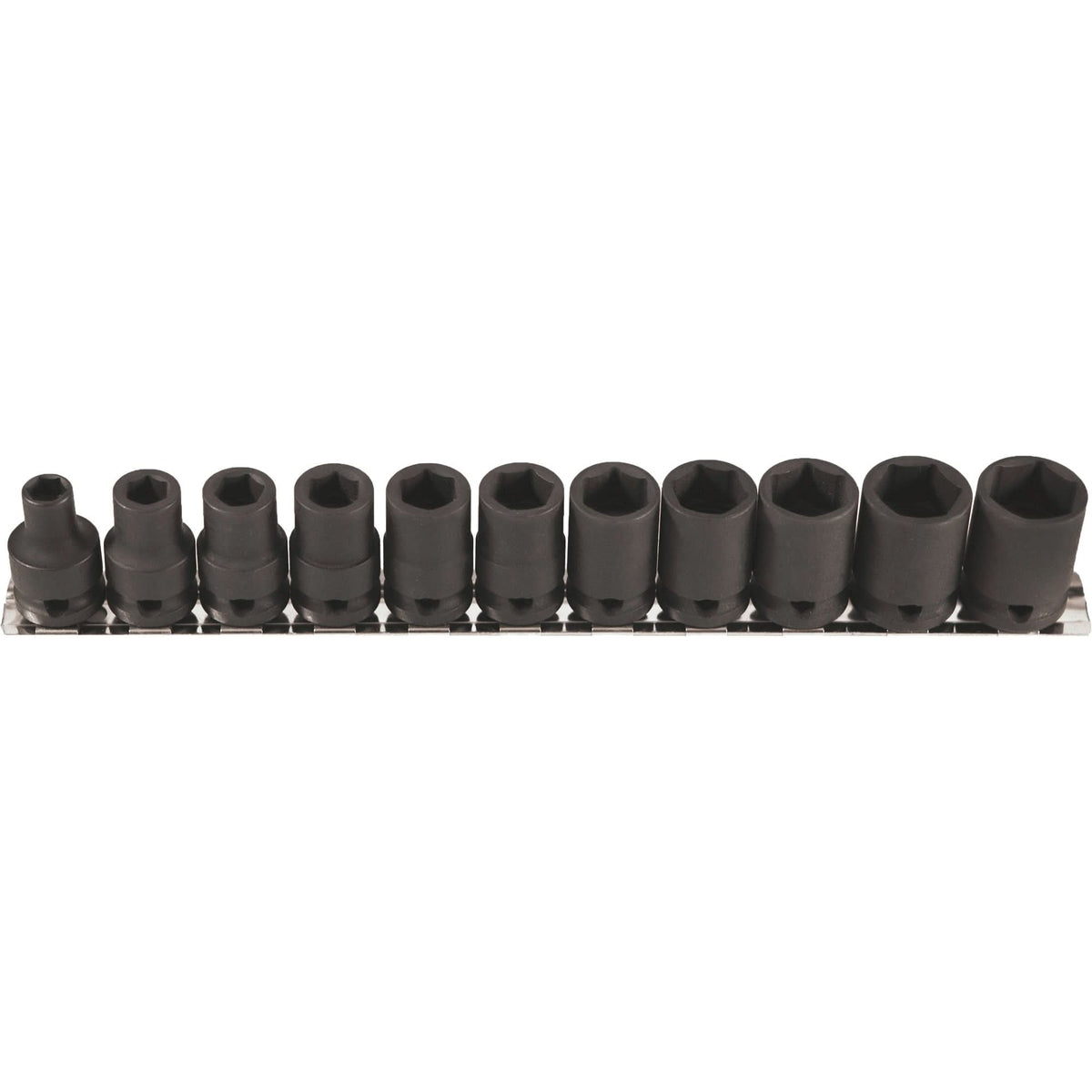 Thin Walled Socket Set, 11 Pcs, Impact, 3/8" Drive Size