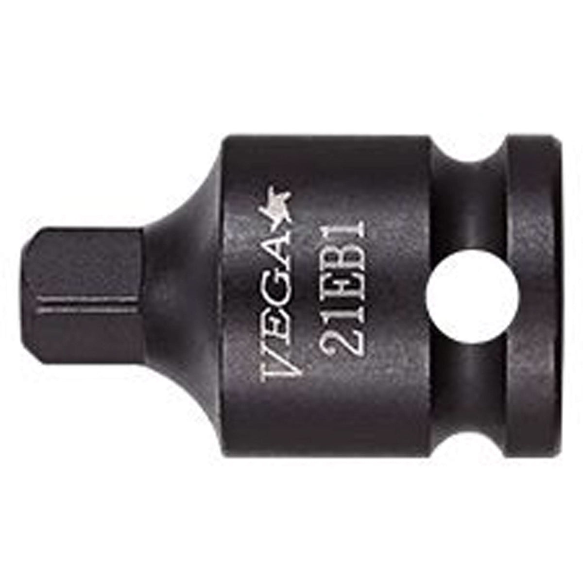 Socket Adapter, Impact, 3/8" Drive, 1/2" Socket, 1.5" L, Pin