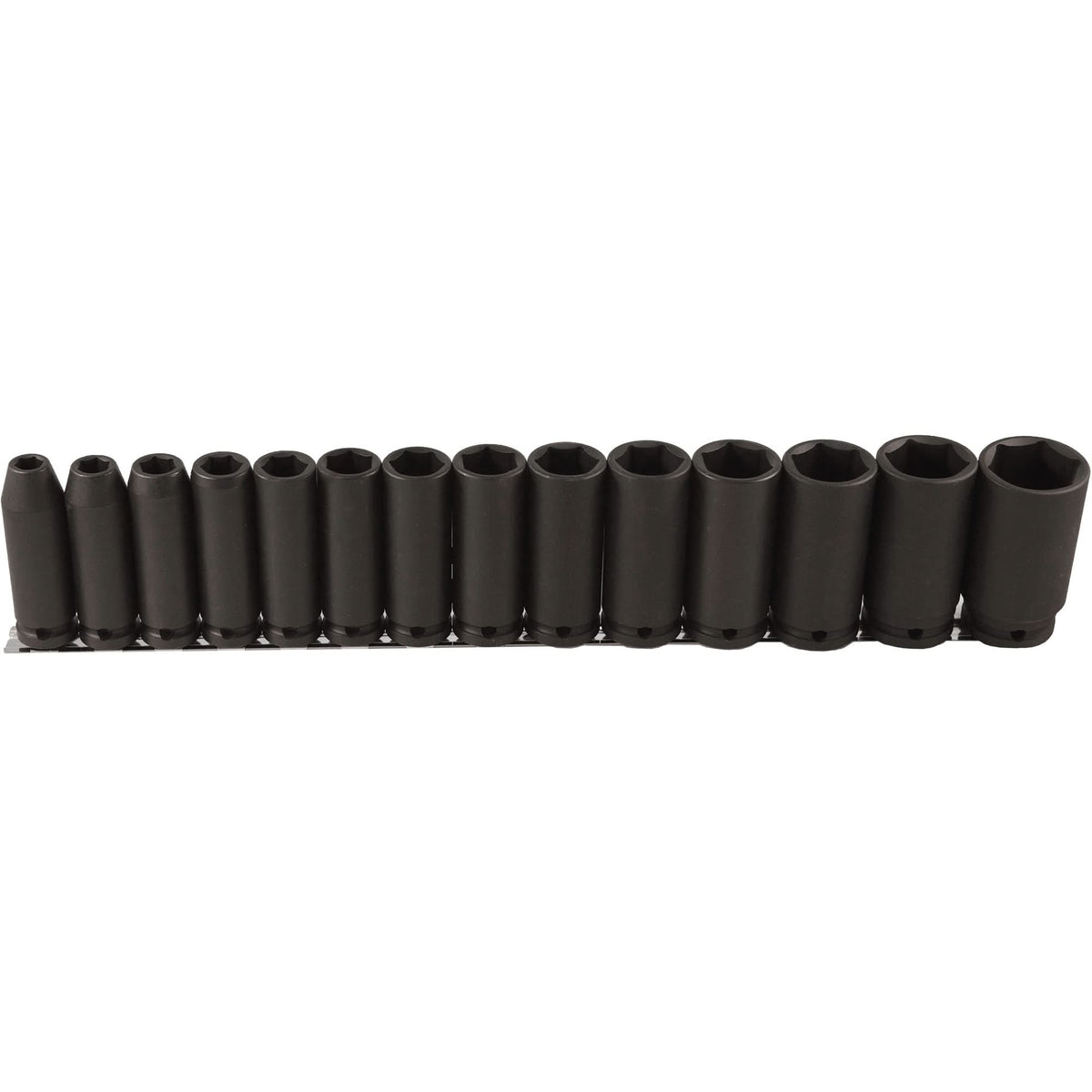 Long Socket Set, 14 Pcs, Impact, 1/2" Drive Size, Deep