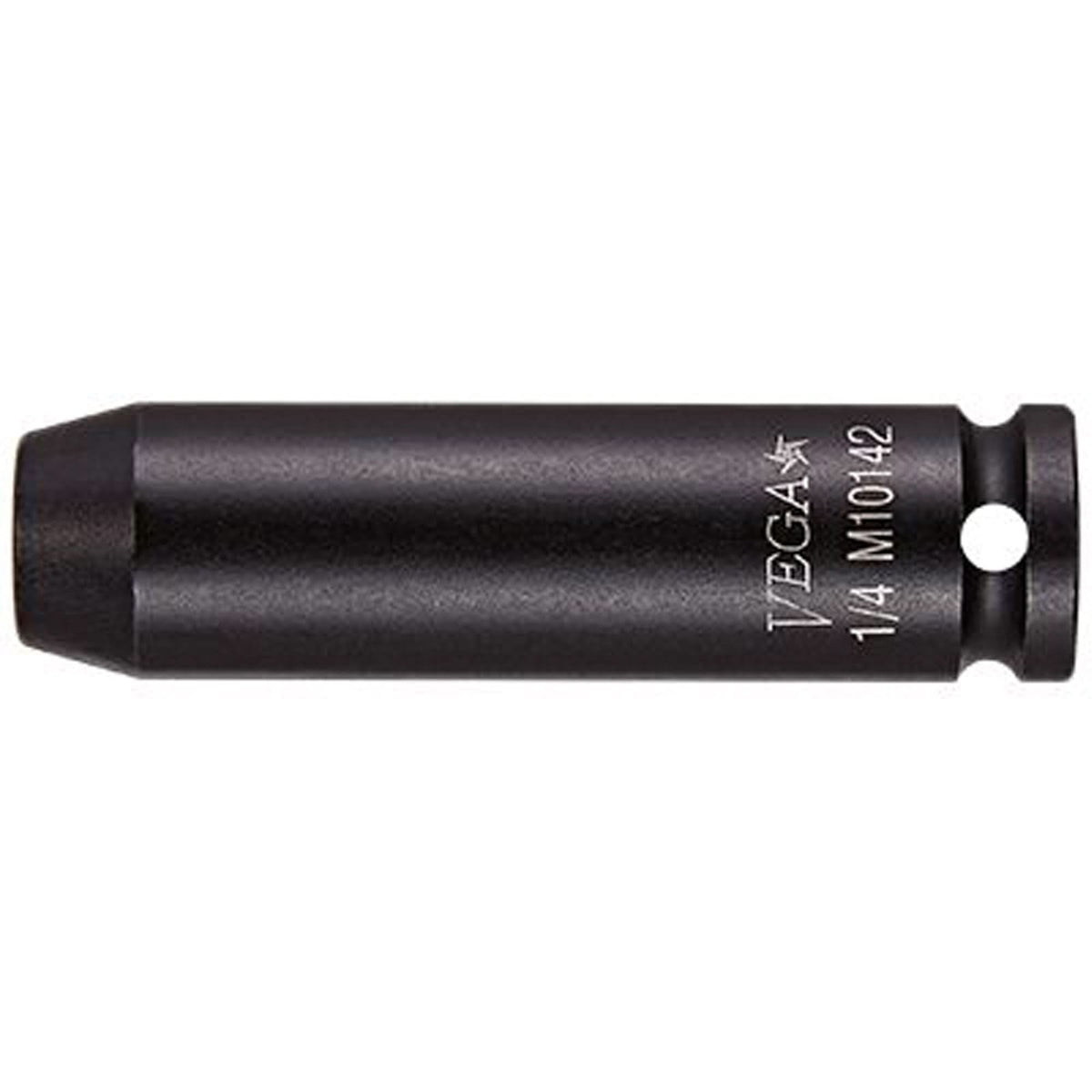 Socket, Impact, 7/16", 1/4" Drive, 6 Points, Deep