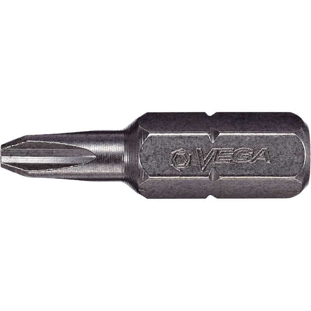 Reduced Head Insert Bit, Phillips, #2, 1/4" Drive