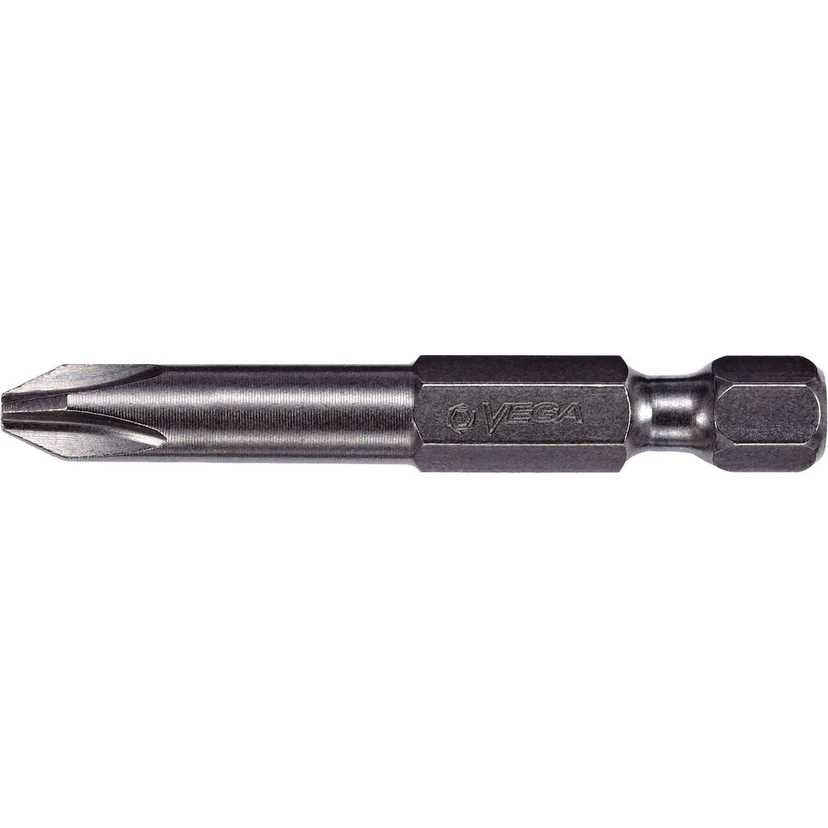 Power Bit, Phillips, #2 Tip, 1/4" Drive Size, 4-1/2" Length