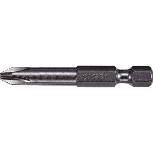 Power Bit, Phillips, #2 Tip, 1/4" Drive Size, 12" Length