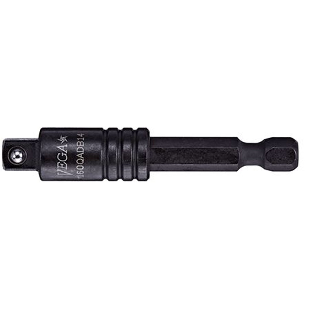 Quick Release Adapter & Extension, 1/4" Drive Size, 1/4" Male Size, Ball, 3" L