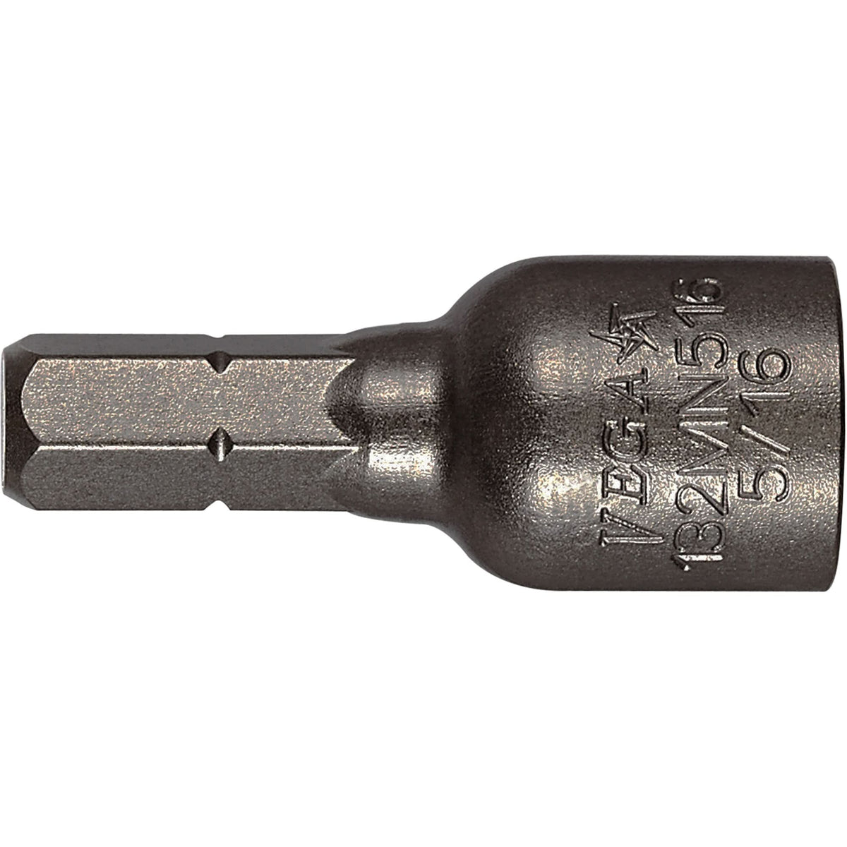 Insert Nutsetter, 5/16" Tip, 1/4" Drive, 1-1/4" L, Magnetic