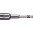 Nutsetter, 12 mm Tip, 1/4" Drive, 6" L, Magnetic