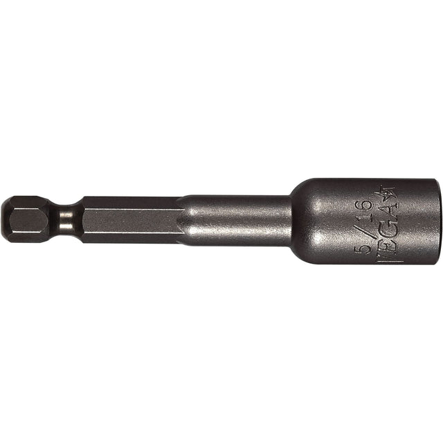 Lobular Nutsetter, 7/16" Tip, 1/4" Drive, 2-9/16" L, Magnetic