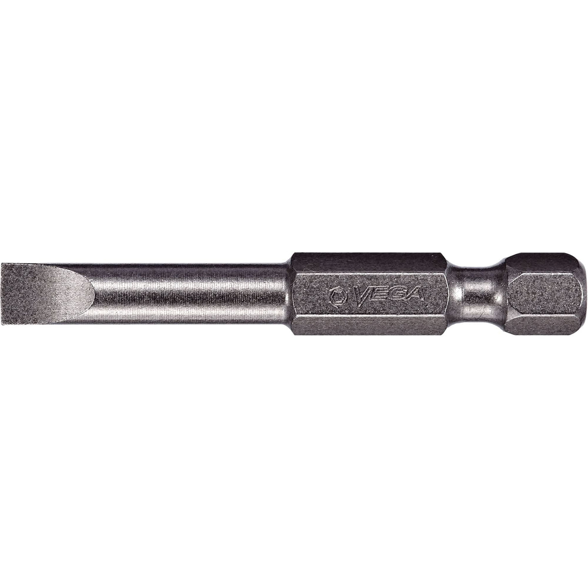 Power Bit, Slot, 0.039 x 0.25 Tip, 1/4" Drive Size, 2" Length