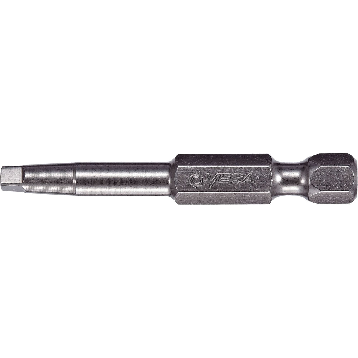 Power Bit, Square, #1 Tip, 1/4" Drive Size, 6" Length