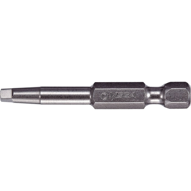Power Bit, Square, #1 Tip, 1/4" Drive Size, 6" Length