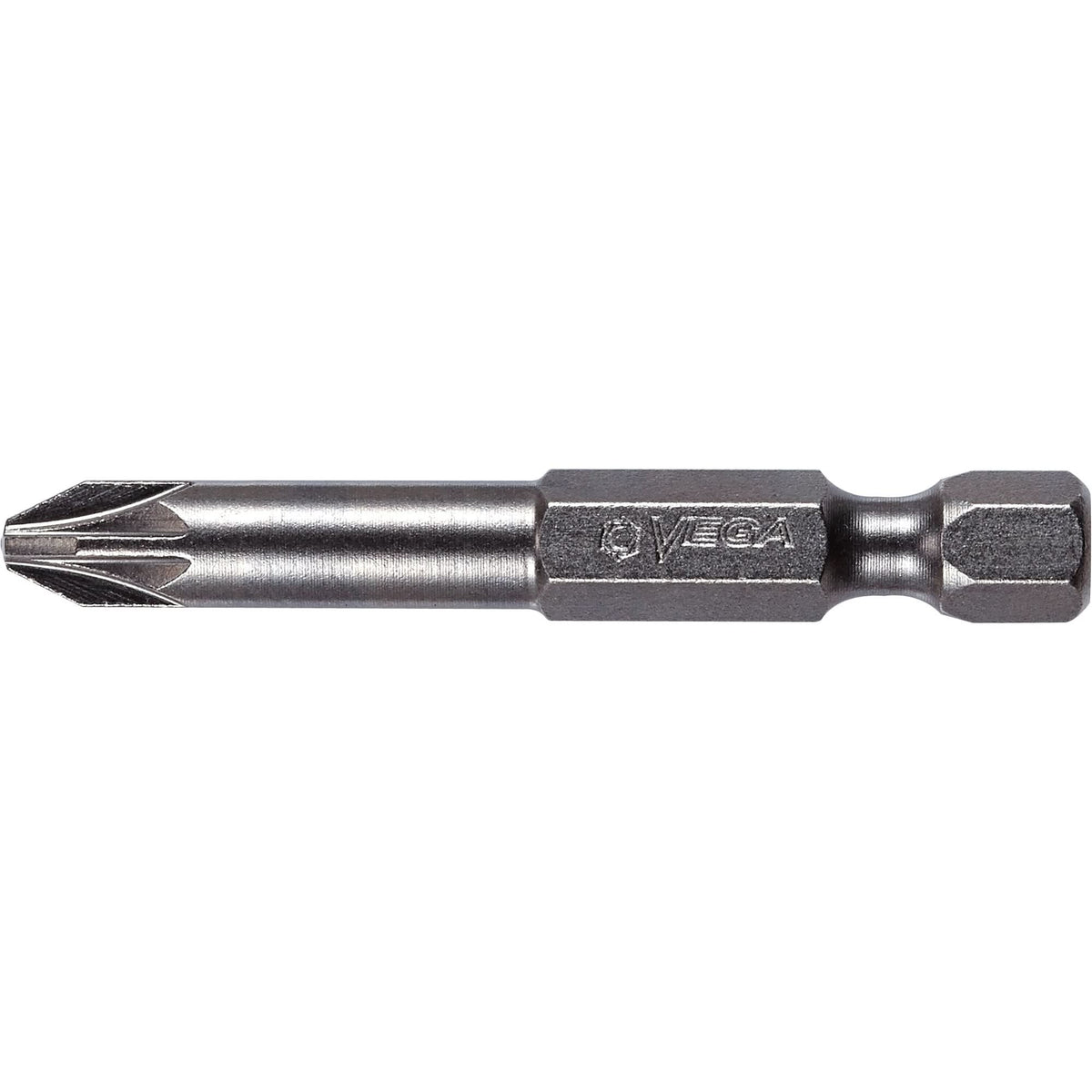 Power Bit, Pozidriv, #1 Tip, 1/4" Drive Size, 2" Length