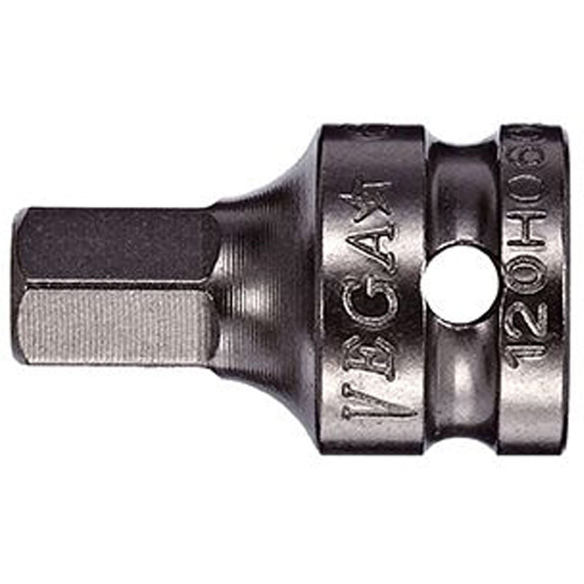 Socket Bit, Hex, 6 mm x 3/4" L, 1/4" Drive