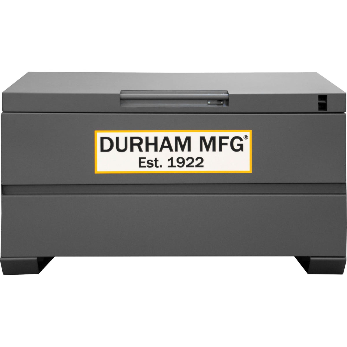 Jobsite Storage Box, 48" x 24" x 27-13/16", Steel, Grey