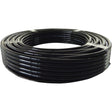 Longlife Pneumatic Tubing, Air, 4 mm/0.15625" OD x 100' L, Nylon/Polyurethane, Black, 353 PSI at 20°C