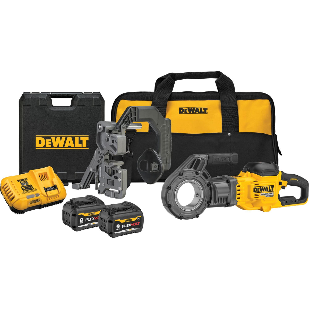 FlexVolt® Max* Cordless Pipe Threader Kit, 30 RPM, 1/2" - 2" Pipe Thread