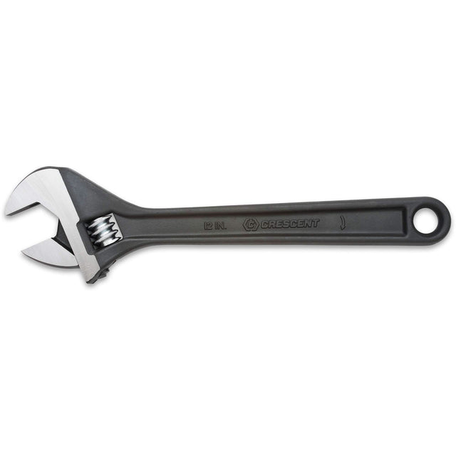 Adjustable Wrench - Boxed, 12" L, 1-1/2"/39 mm Max Width, Black Oxide