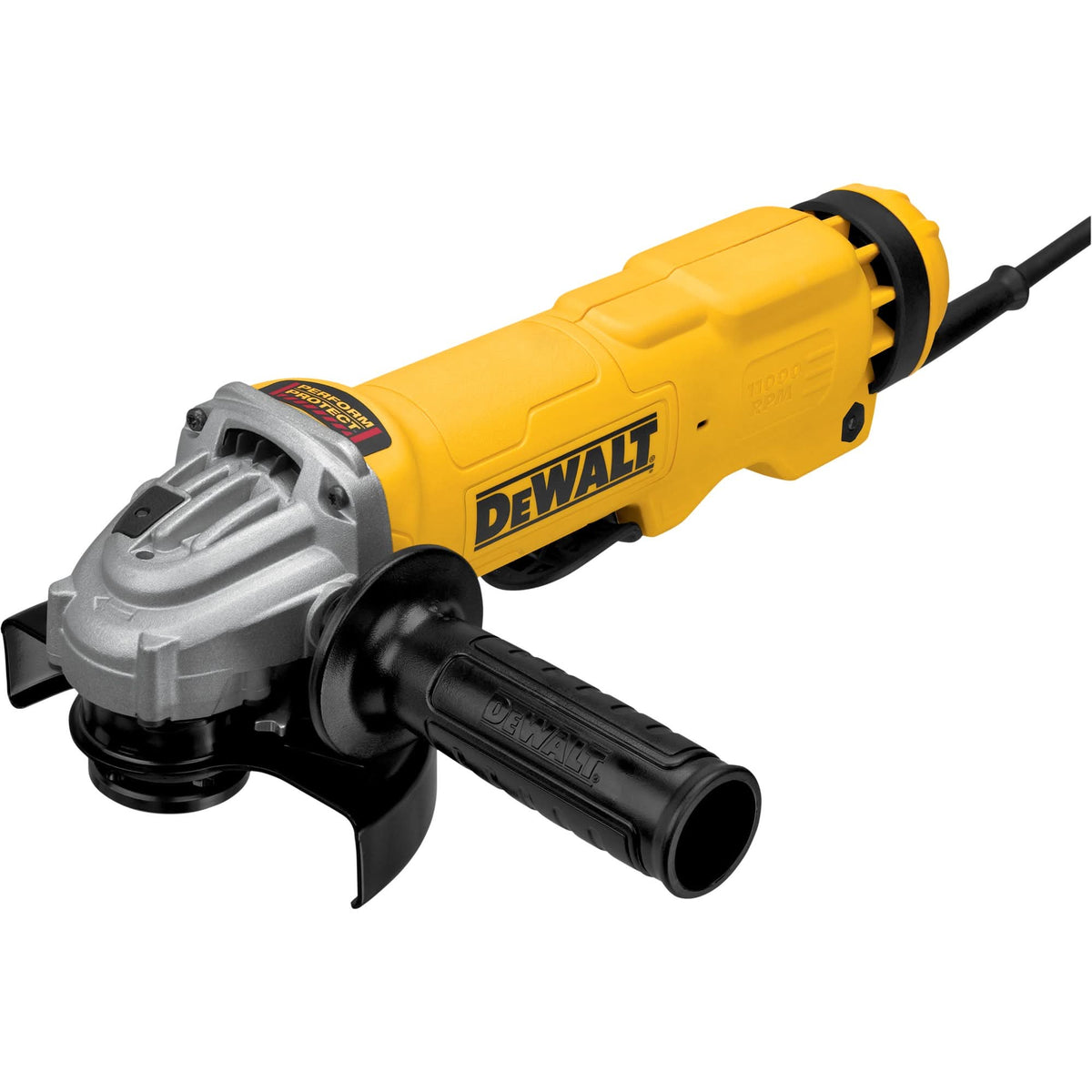 High-Performance Paddle Switch Grinder, 4-1/2", 13 A, 11000 RPM