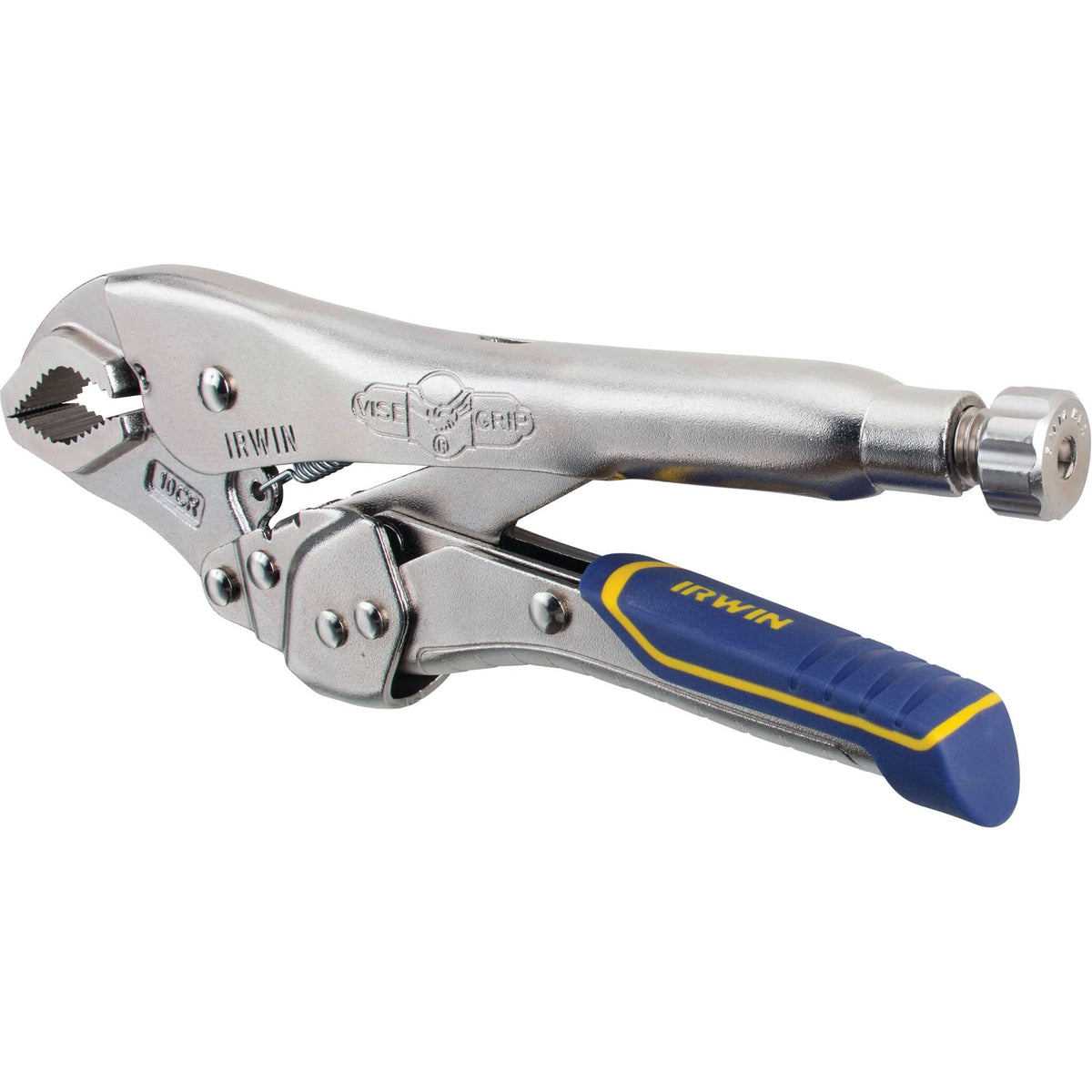 Vise-Grip® Fast Release™ 10WR Locking Pliers with Wire Cutter, 10" Length, Curved Jaw