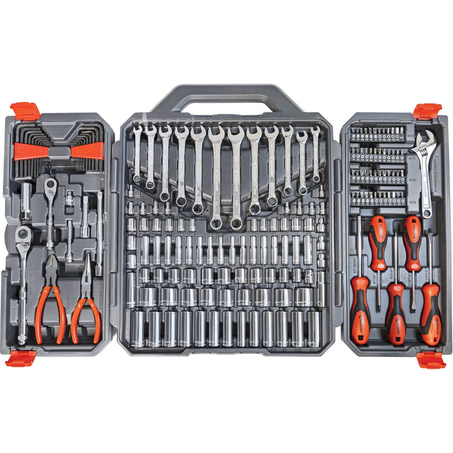 3/8" Drive 6 Point SAE/Metric Professional Tool Set