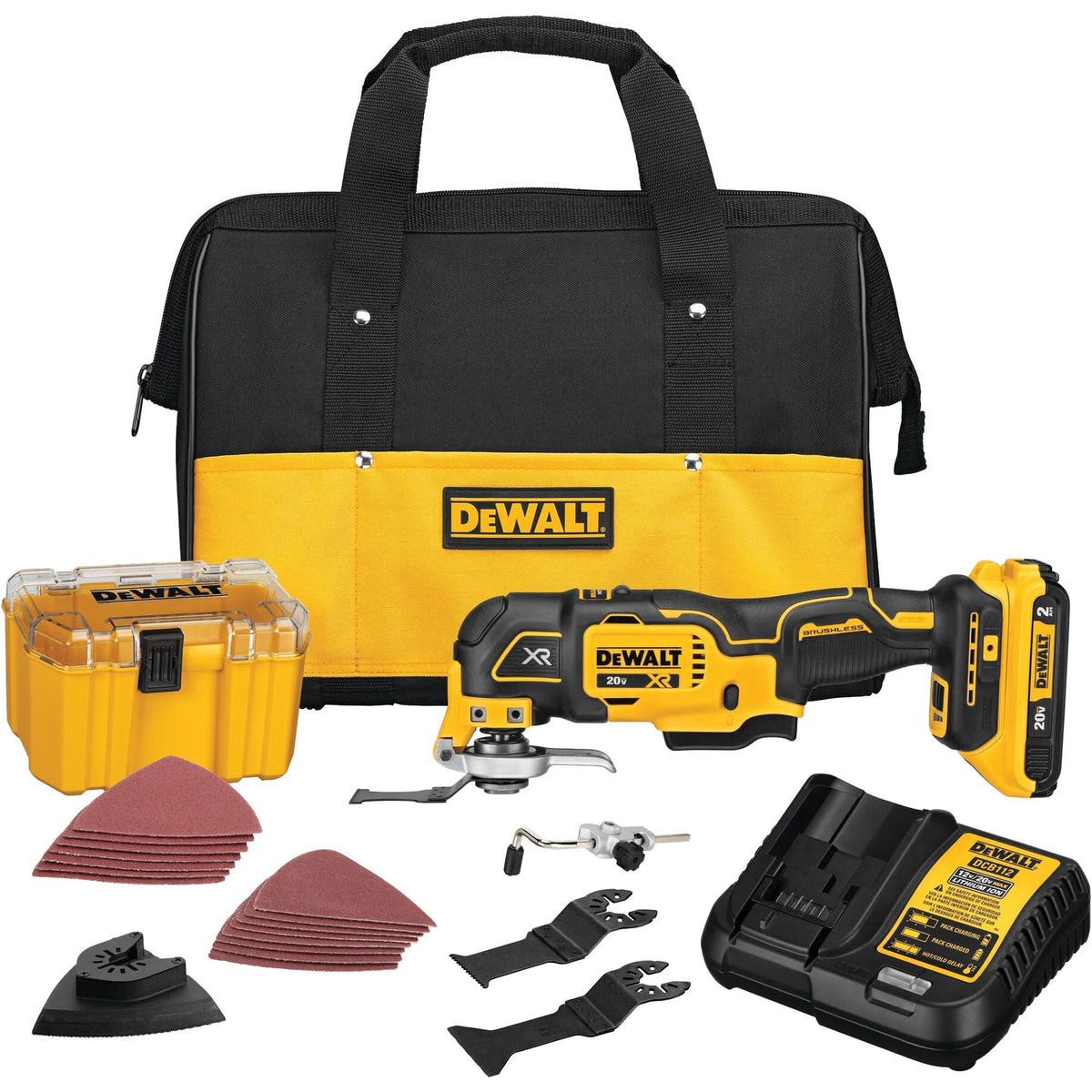 XR® Brushless Cordless 3-Speed Oscillating Multi-Tool Kit, 20 V, Lithium-Ion