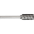 Drillco® Magnum Double Cut Solid Carbide Burr, SA-3, 3/8" Dia., 1/4" Shank, 3/4" Depth of Cut