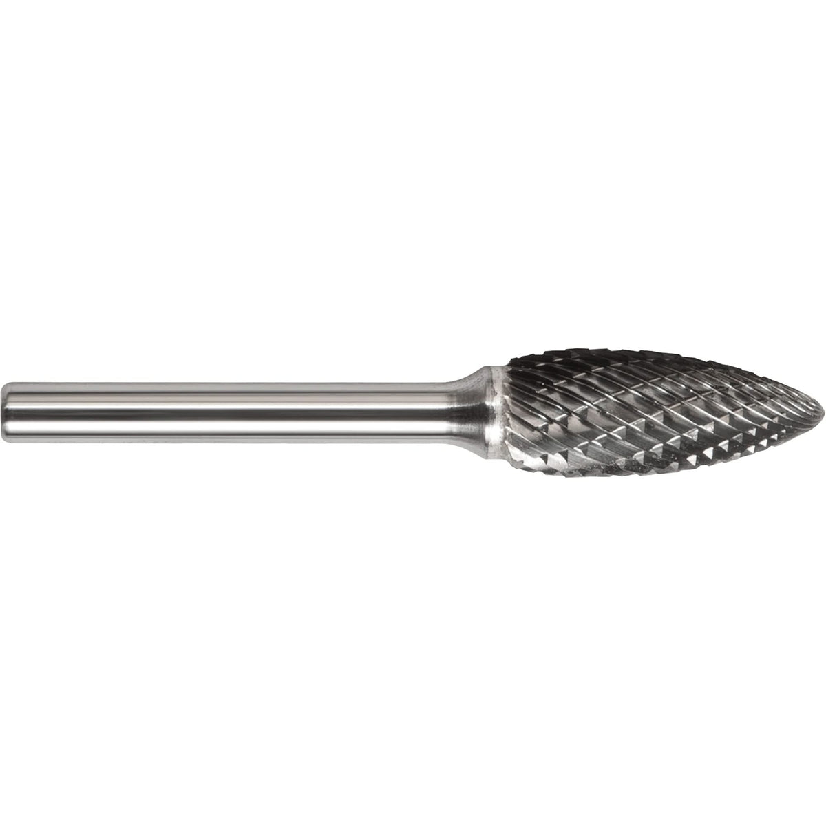 Drillco® Magnum Double Cut Solid Carbide Burr, SF-1, 1/4" Dia., 5/8" Depth of Cut