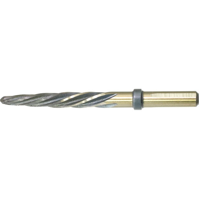 Drillco® Nitro Construction Reamer, 3/8", Spiral Flute, High Speed Steel, Straight Shank