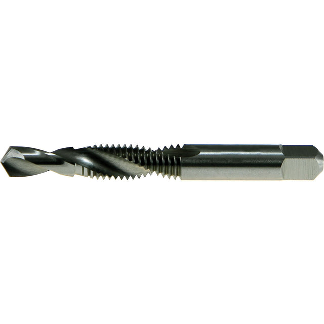 Drillco® Combined Tap & Drill, 1/4", High Speed Steel, 118° Point