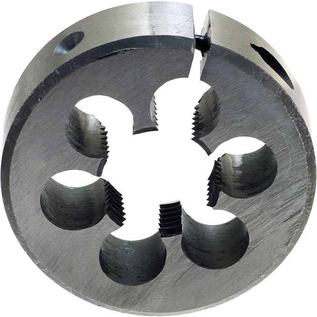 Drillco® Round Adjustable Pipe Die, 1/4"-18 Thread, High Speed Steel