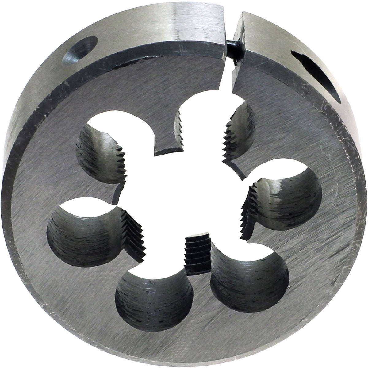 Drillco® Round Adjustable Pipe Die, 3/8"-18 Thread, High Speed Steel