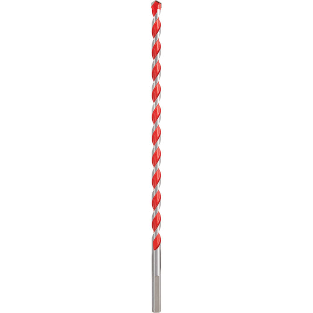 Hammer Drill Bit, 3/8", 3-Flat Shank, Carbide