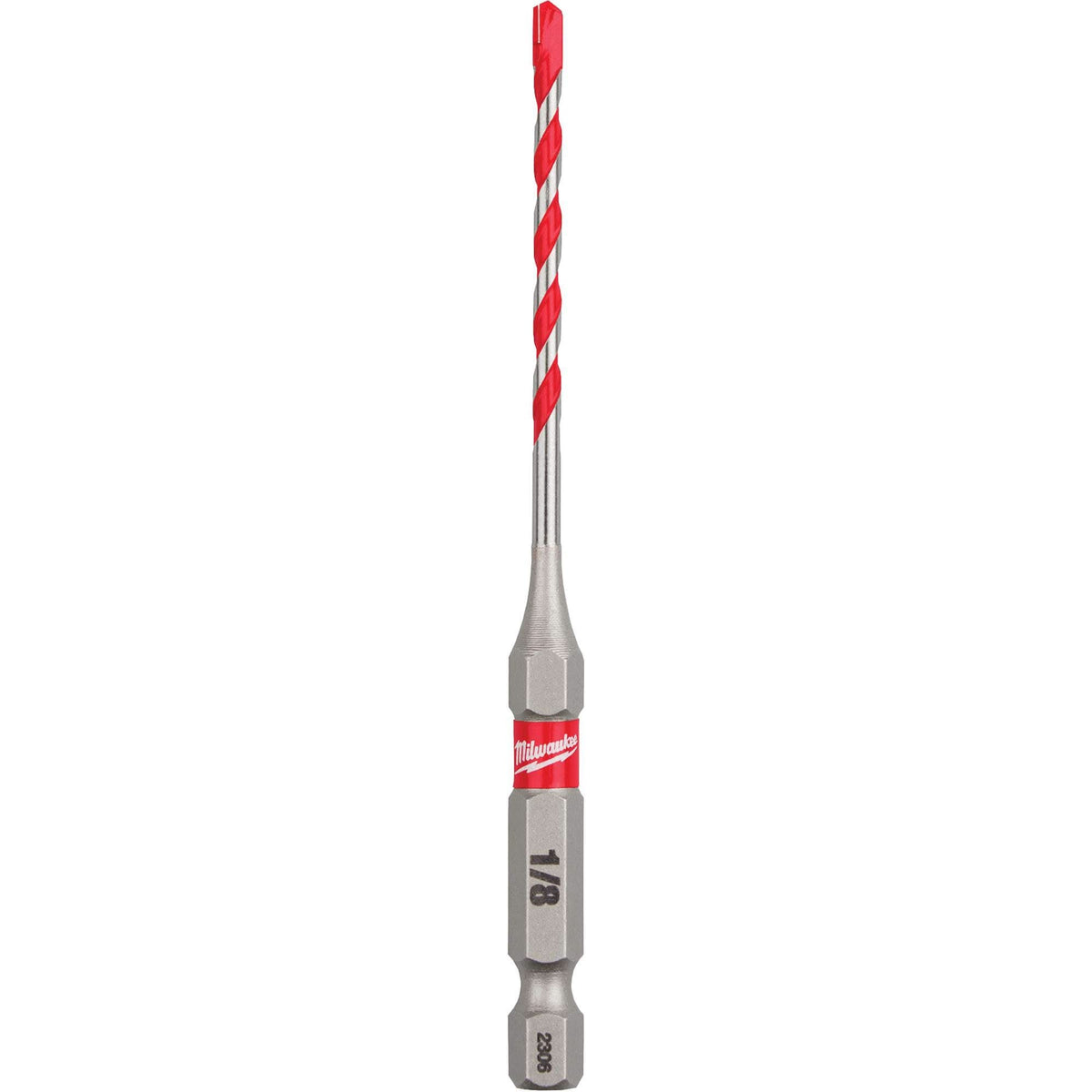 Shockwave™ Hammer Drill Bit, 1/8", Hex Shank, Carbide