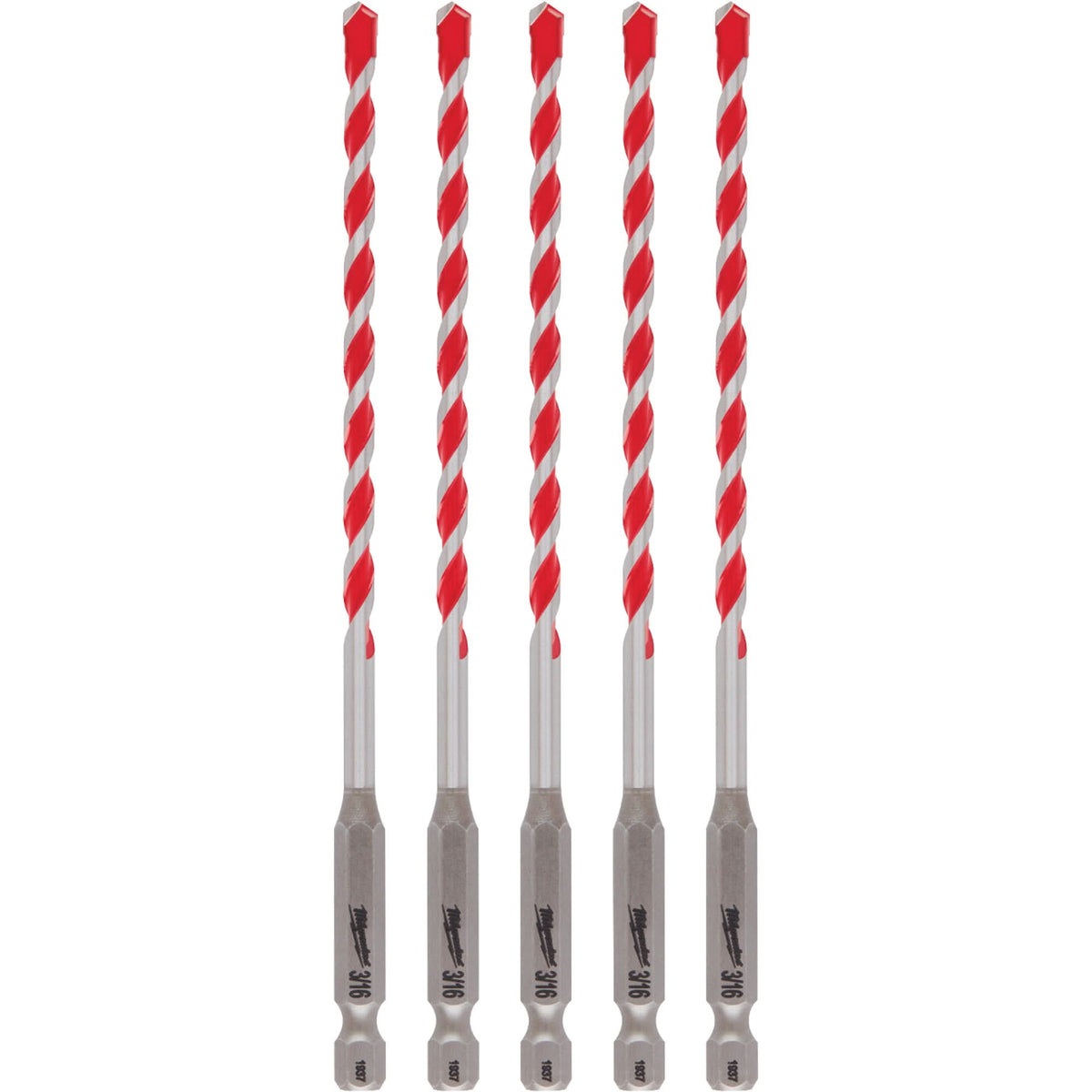 Shockwave™ Hammer Drill Bit, 3/16", Hex Shank, Carbide