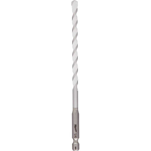 Shockwave™ Multi-Material Drill Bit, 1/4", Hex Shank, Carbide