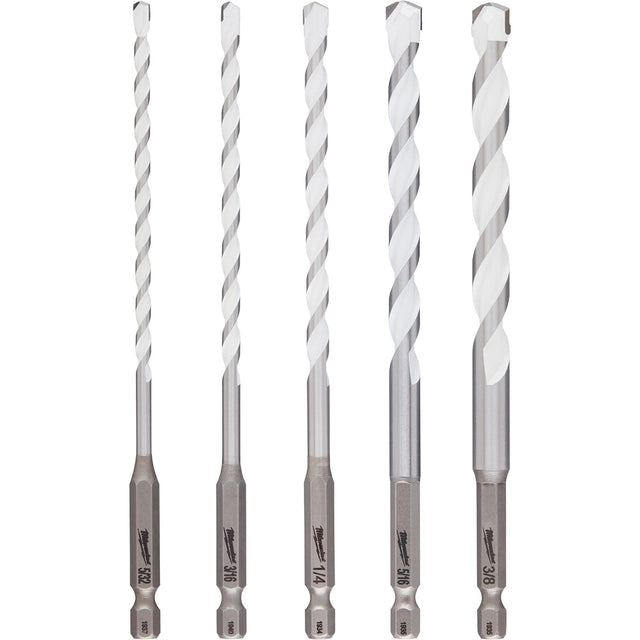 Shockwave™ Multi-Material Drill Bit Set, 5 Pieces, Carbide