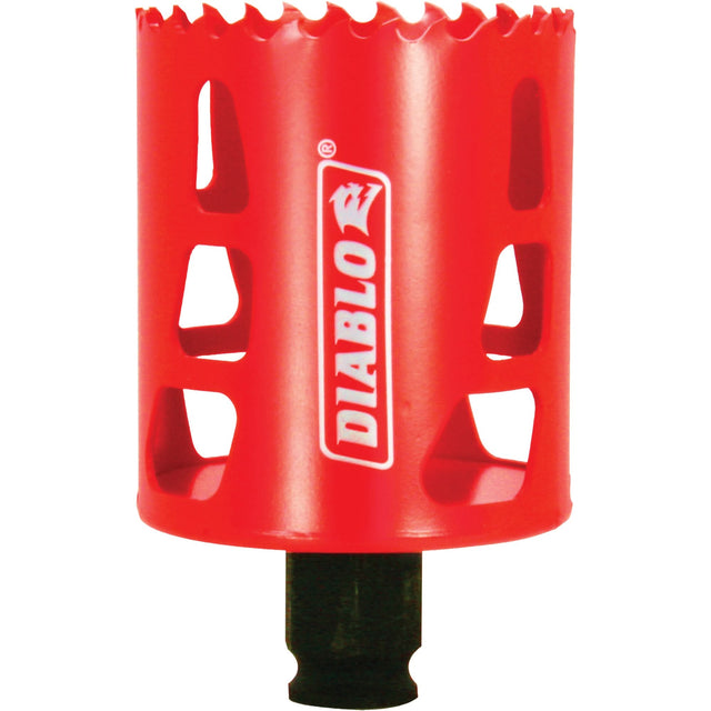 Hole Saw, 2-1/4", 2-3/8" Depth of Cut, Bi-Metal