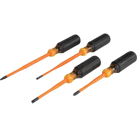 Slim-Tip Insulated Screwdriver Set, 1000 V, 4 Pcs