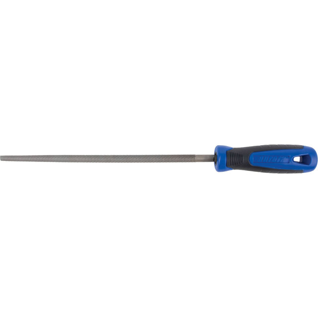 File With Handle, 3/8" Dia. x 10" L, Round, Bastard Cut
