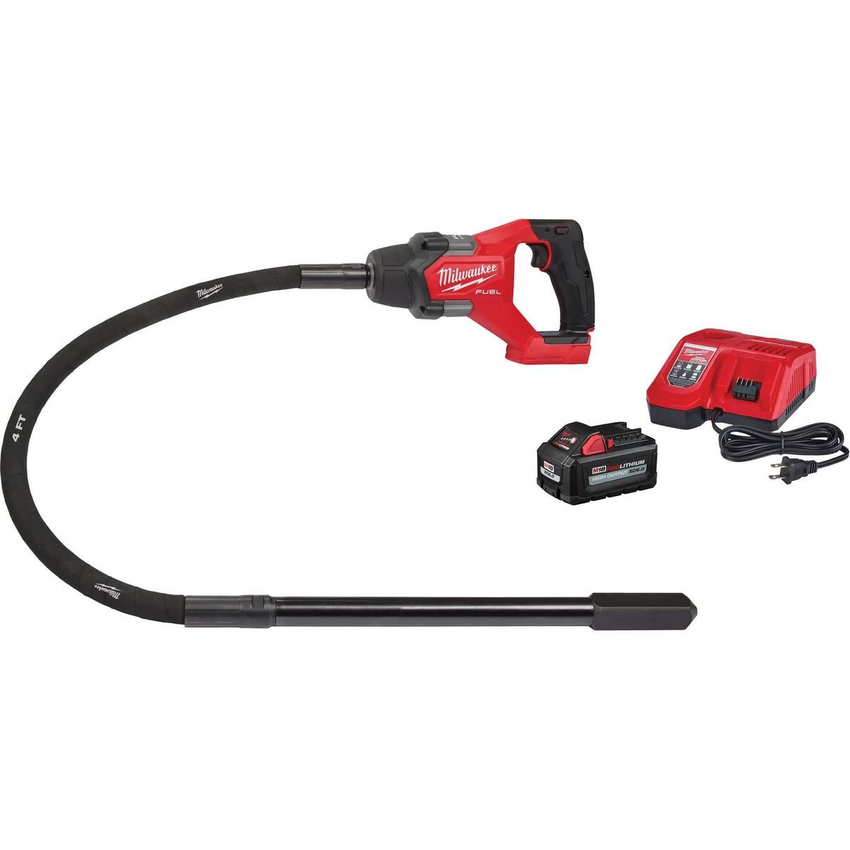 M18 Fuel™ 4' Concrete Pencil Vibrator Kit