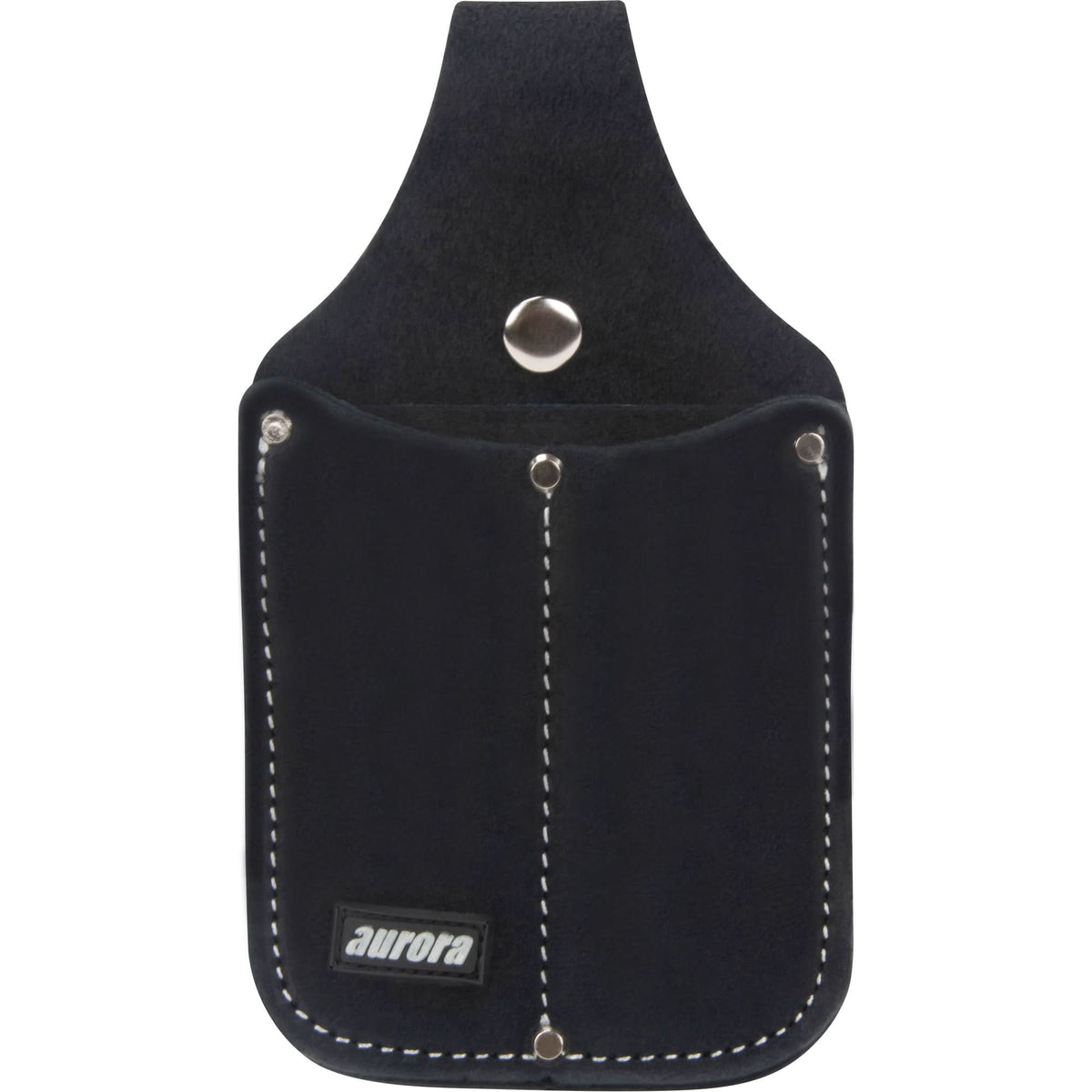 Utility Pouch, Knife Holder, Leather, 3 Pockets