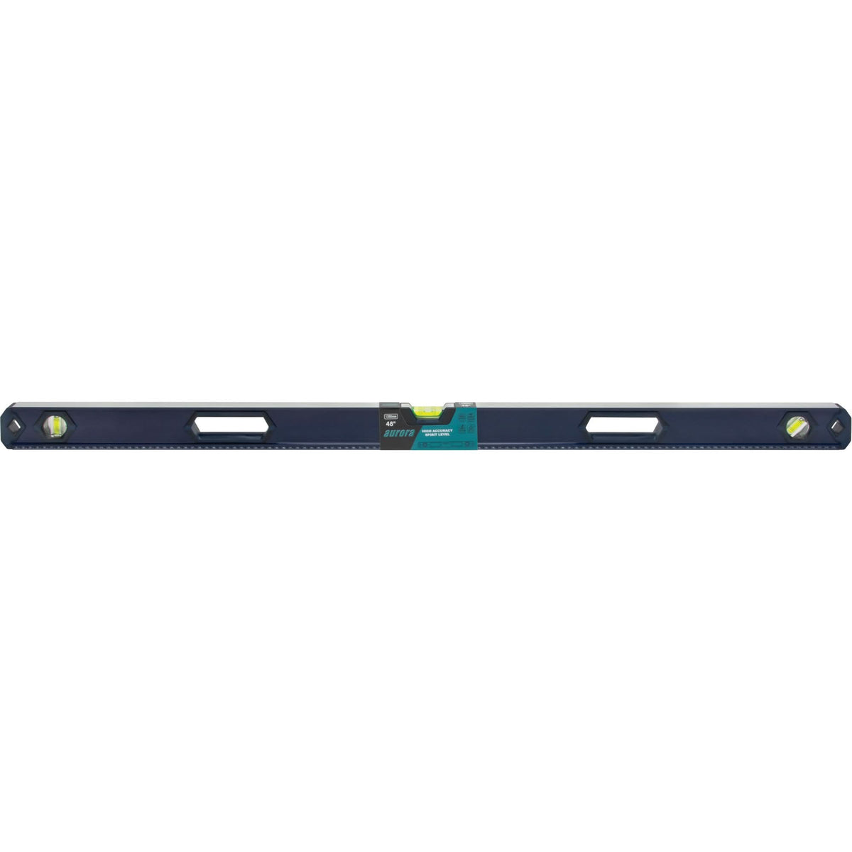 High-Accuracy Level, Box, 4' L, Aluminum, 3, Non-Magnetic