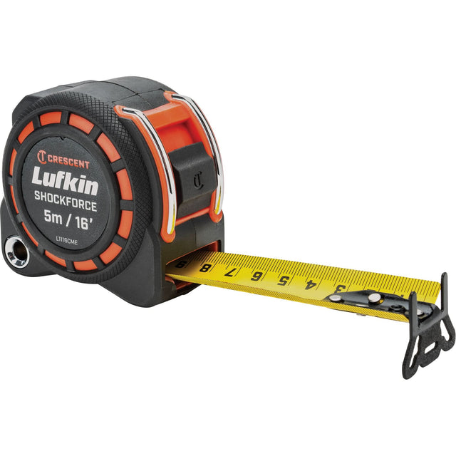 Shockforce Measuring Tape, 1-3/16" x 5 m