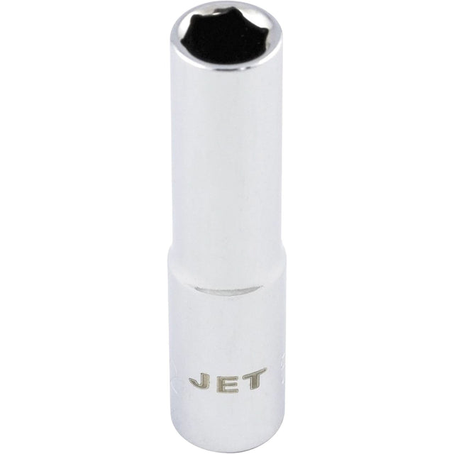 Chrome Socket, 3/16", 1/4" Drive, 12 Points, Deep