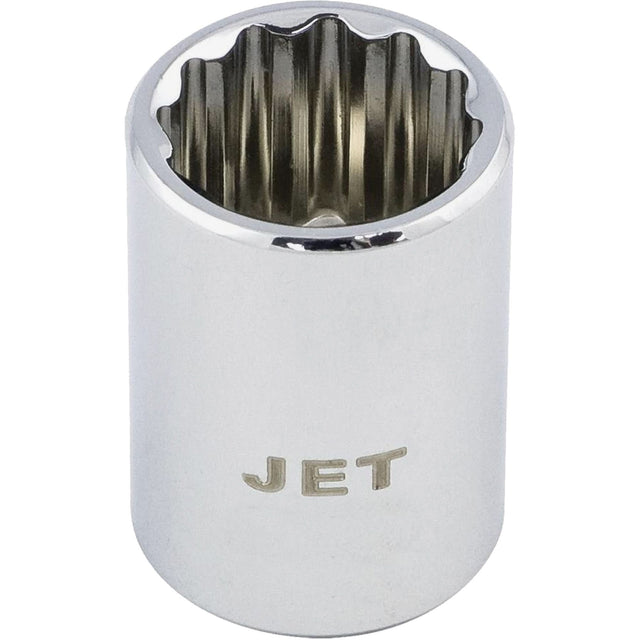Chrome Socket, 18 mm, 3/8" Drive, 12 Points