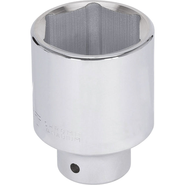 Chrome Socket, 1-1/4", 3/4" Drive, 6 Points, Deep
