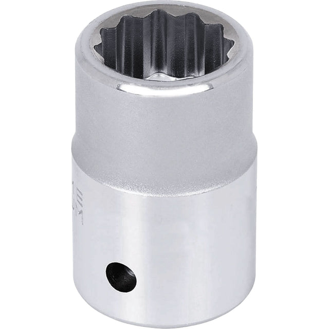 Chrome Socket, 21 mm, 3/4" Drive, 12 Points