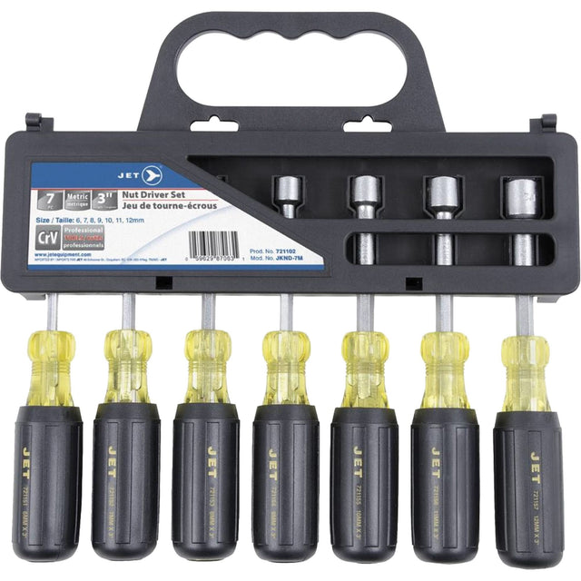 JKND-7M Nut Driver Set, 7, Non Magnetic, Metric