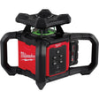 M18™ Green Interior Rotary Laser Level Kit with Remote/Receiver & Wall Mount Bracket, 1000' (304.8 m)