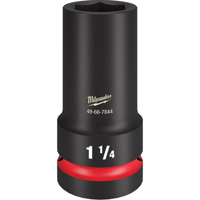 Shockwave Impact Duty™ Thin Wall Extra Socket, Impact, 1-1/4", 1" Drive, 6 Points, Deep